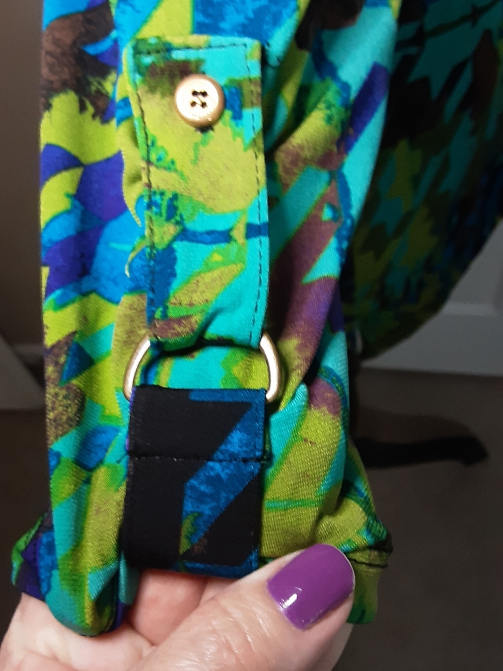 Kim Kim Rogers Colorful Button Down Shirt - Picture 4 of 7